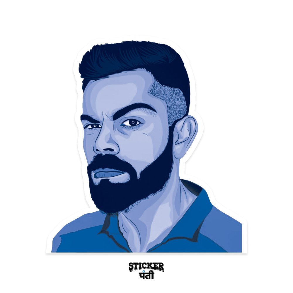 Virat Kohli Edition Stickers - Stickerpanti