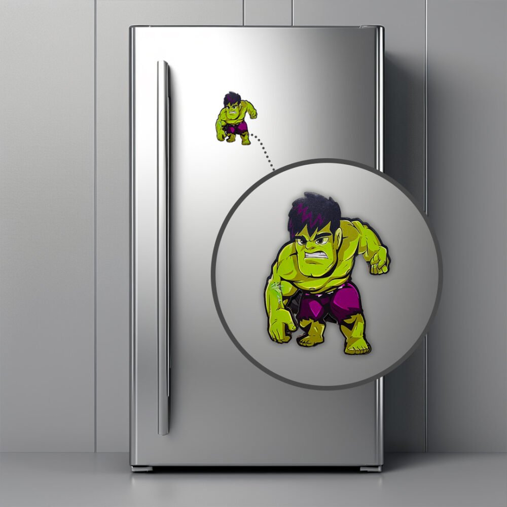 Hulk fridge magnet